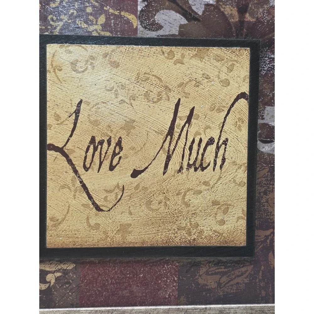 Bed Bath & Beyond Live Laugh Love Framed Wall Art 23x11 Inspirational Sign
